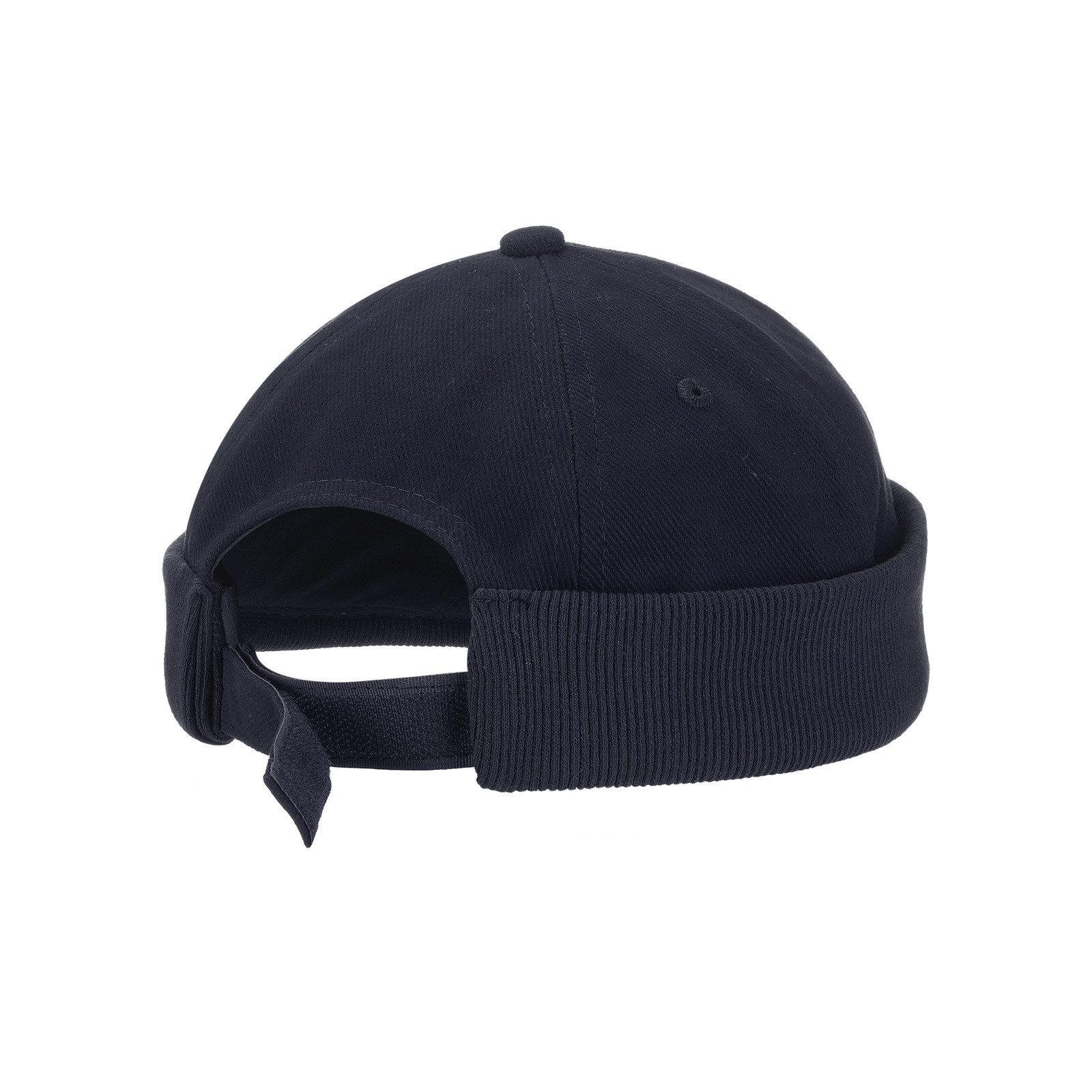 modAS Schirmmütze Unisex 1082 Segler Cap Seemannsmütze - Docker-Cap Mütze aus Baumwolle Klassischer Strickrollrand, Weite verstellbar durch Klettverschluss