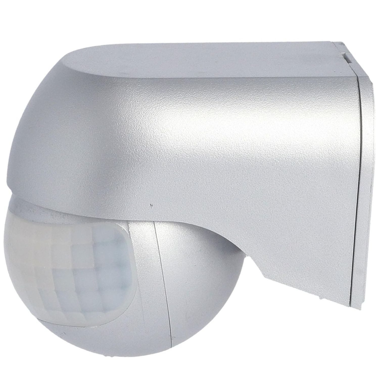 UNITEC Bewegungsmelder Infrarot Aufputz Bewegungsmelder 180° IP44 Silber, (Set, 1-St), Drehbar Neigbar 12m Wand Sensor Außen Outdoor Melder Wandmontage