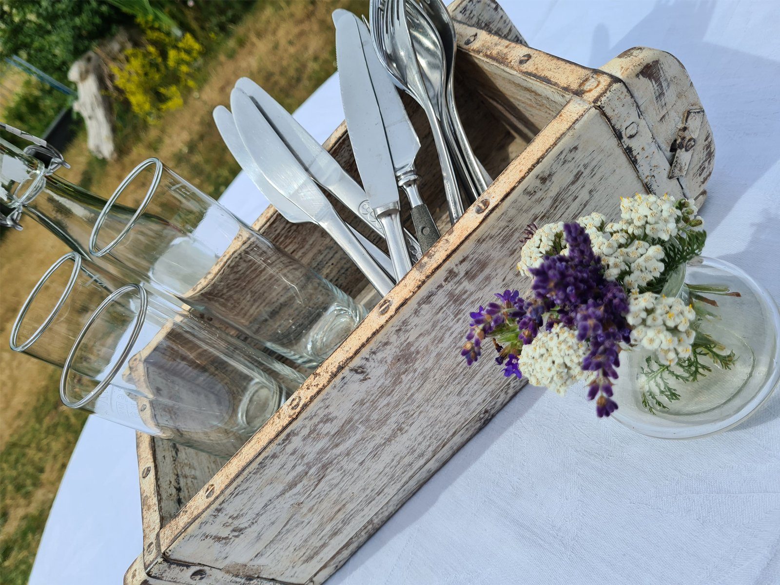 massivum Wanddekoobjekt Dekokiste Ziegelform weiss (1 St) günstig online kaufen