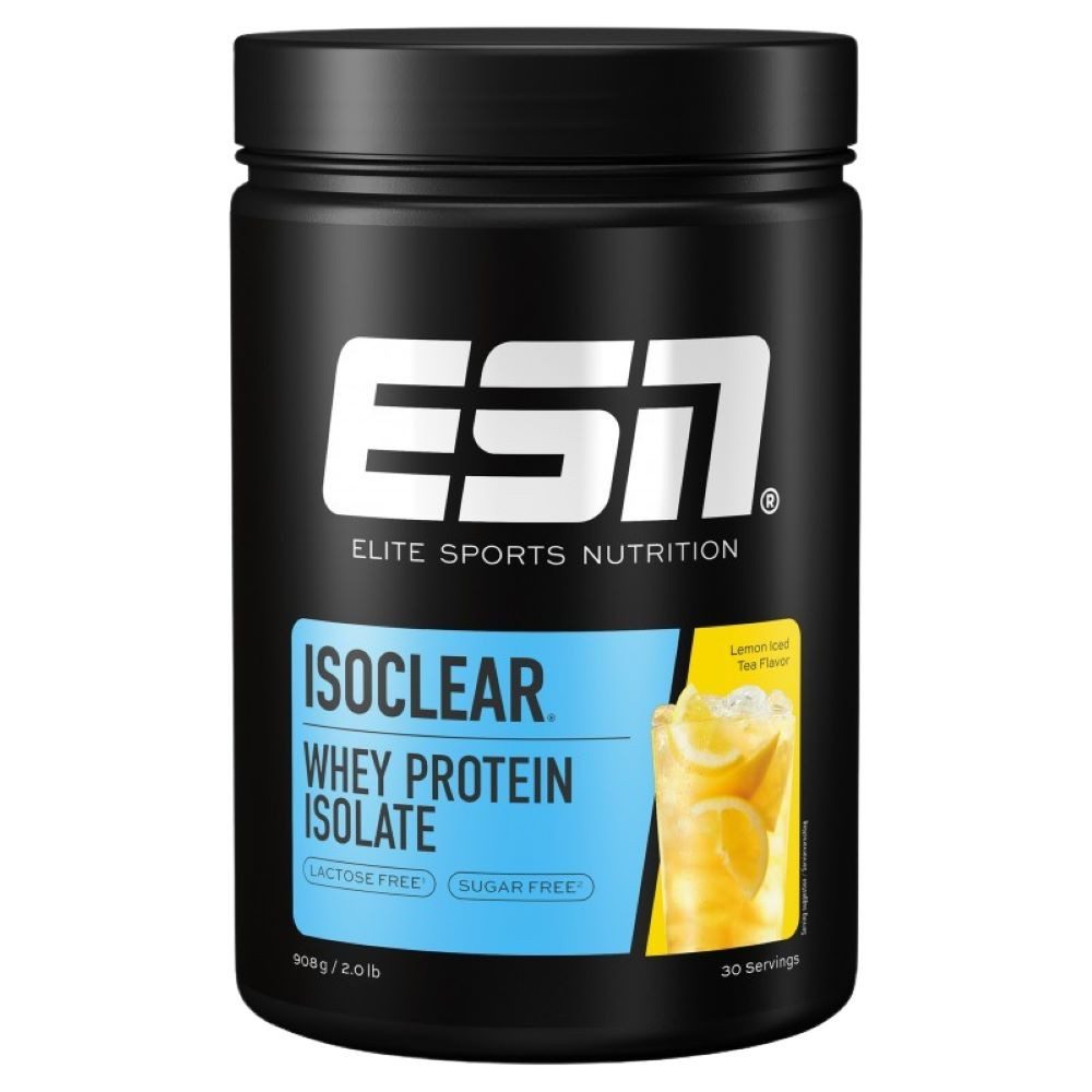 ESN ISOCLEAR Whey Isolate, 908g Lemon Iced Tea Pulver