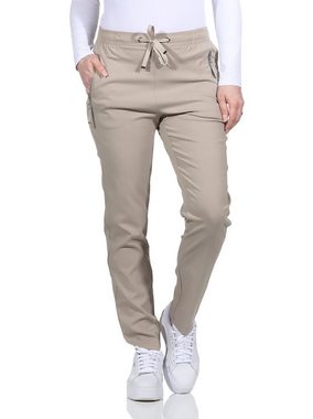 Alica Collection Chinohose Schlupfhose Damen Stretch Hose leichte Sommerhose mit Kordelzug, mit elastischem Bund, auch in großen Größen erhältlich