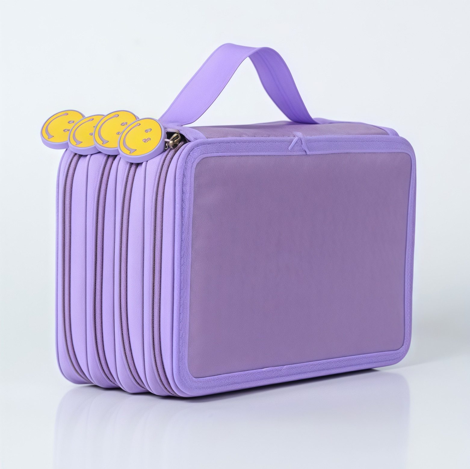 FOUORTUNATE-BEE Federmäppchen Großes einfarbiges Federmäppchen – Geschenk zum Schulanfang, Einfarbiges Federmäppchen für Schüler und Jugendliche
