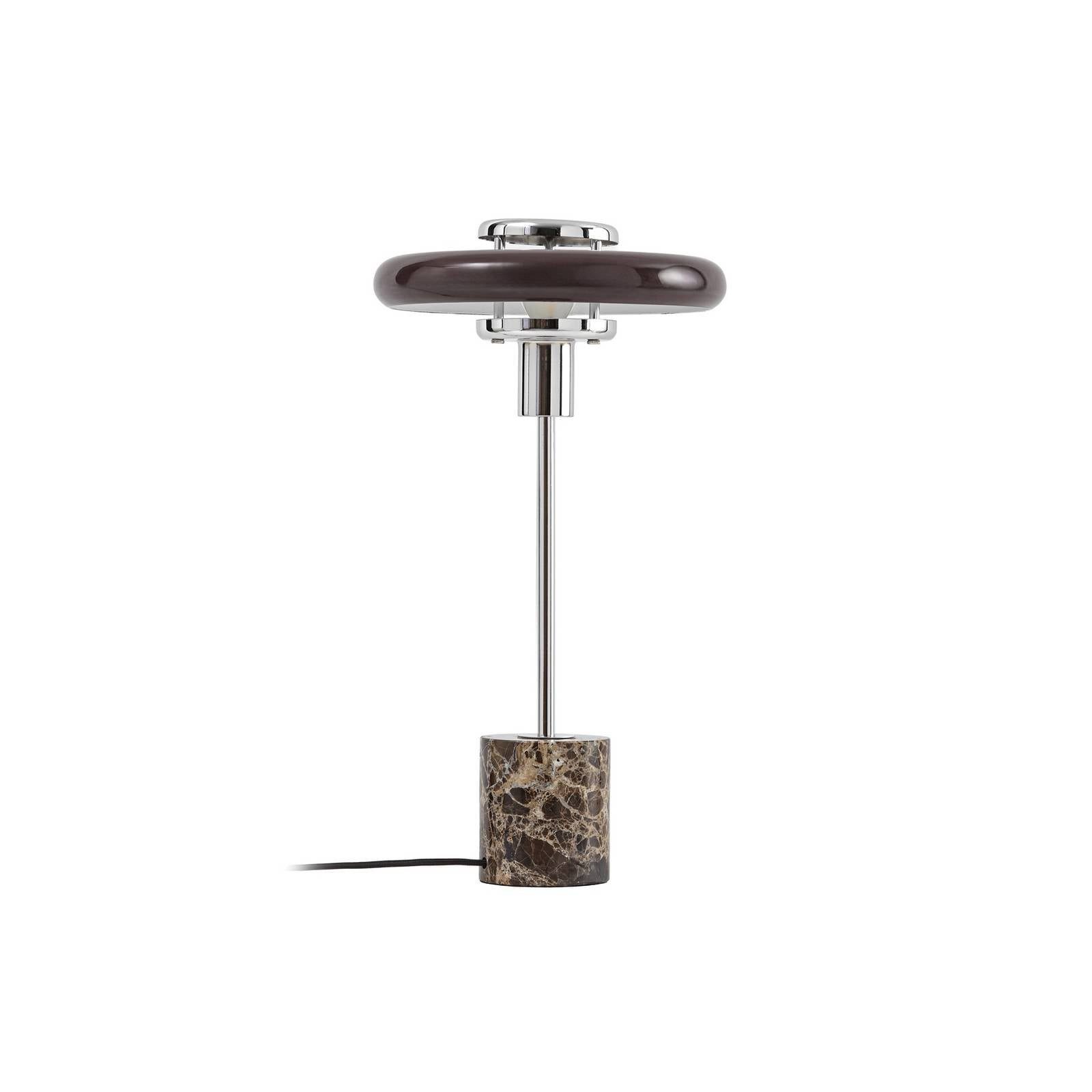 Lindby Tischleuchte Branford, Glas Braun IP20, 1 x 10 W LED