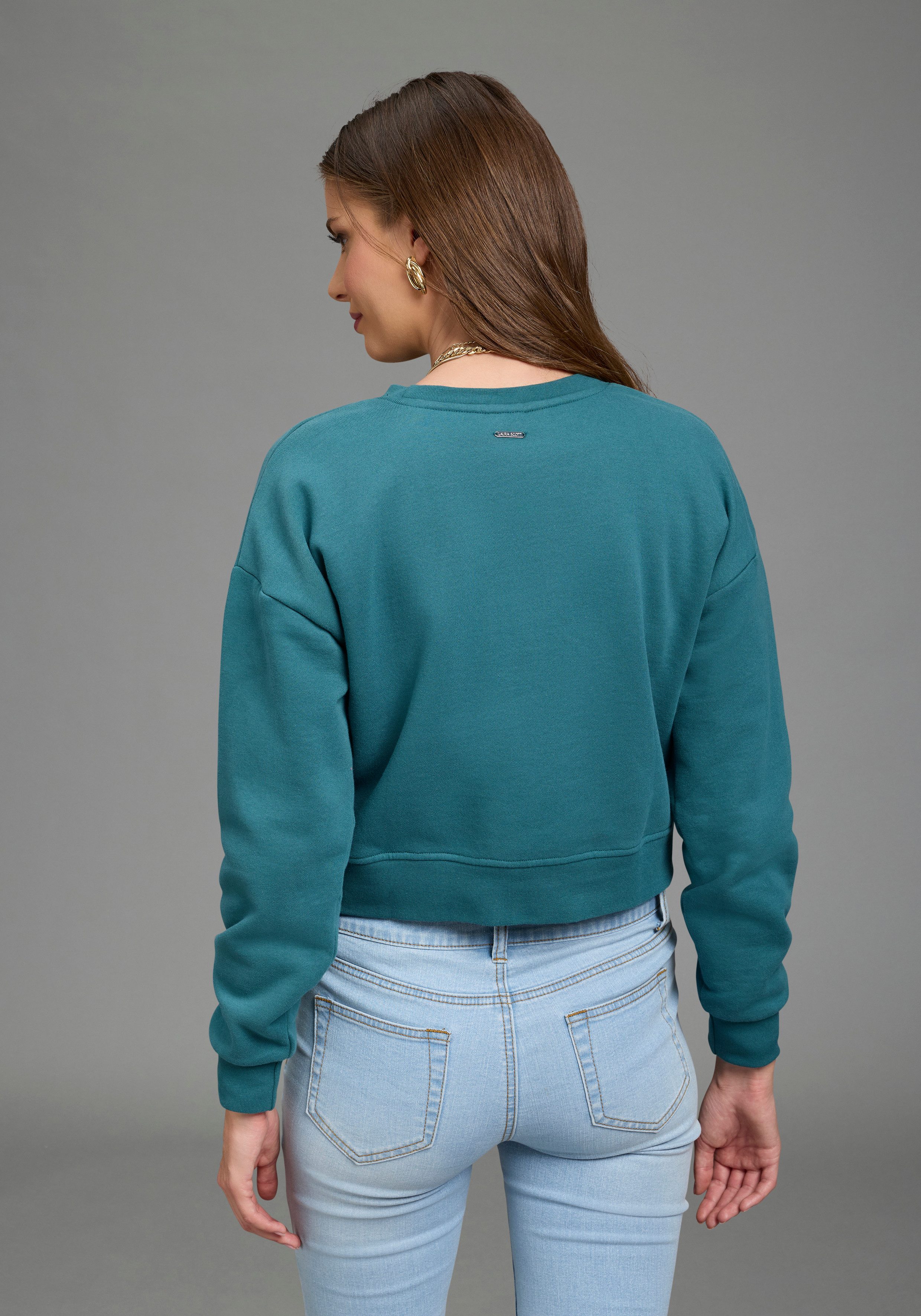 Laura Scott Sweatshirt (1-tlg) Cropped Form