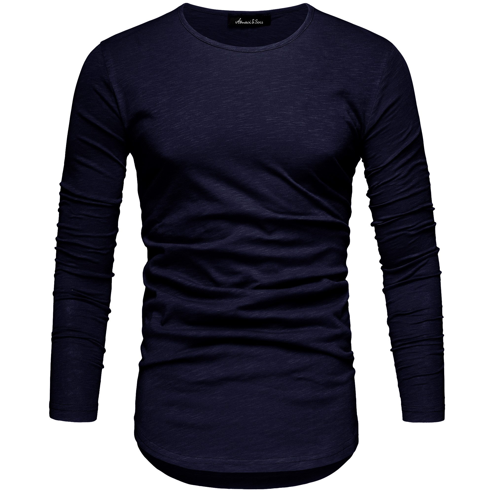 Amaci&Sons Rundhalsshirt FRISCO Langarmshirt günstig online kaufen