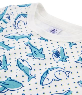 Pyjama Petit Bateau kurzer Schalfanzug Haie (2 Stück)
