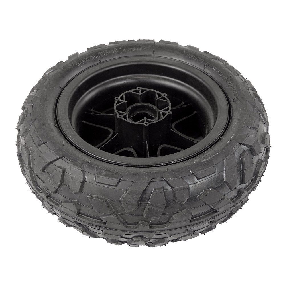 LEAN TOYS Ersatzrad Luftrad Geländereifen Kinderfahrzeugrad (Spar-Set, 1 St., 40 x 12 cm luftgefüllt), Luftreifen, 40 cm, Geländeprofil, Ersatzteil Buggy