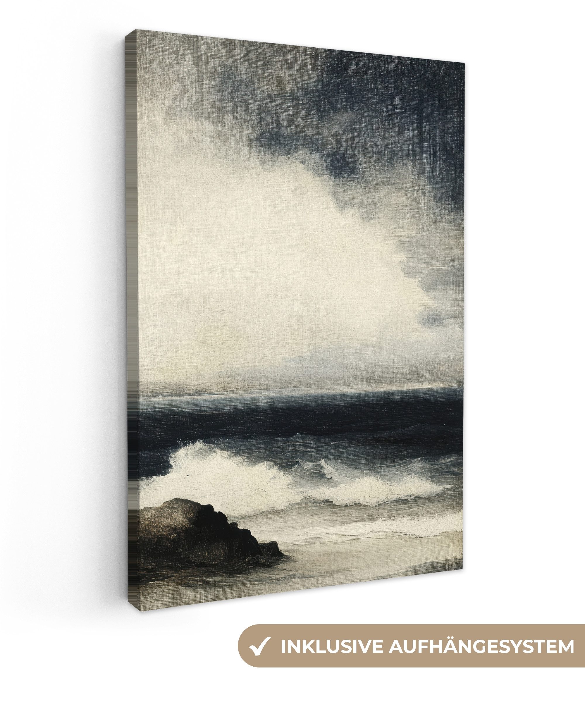 OneMillionCanvasses® Leinwandbild Meer - Felsen - günstig online kaufen