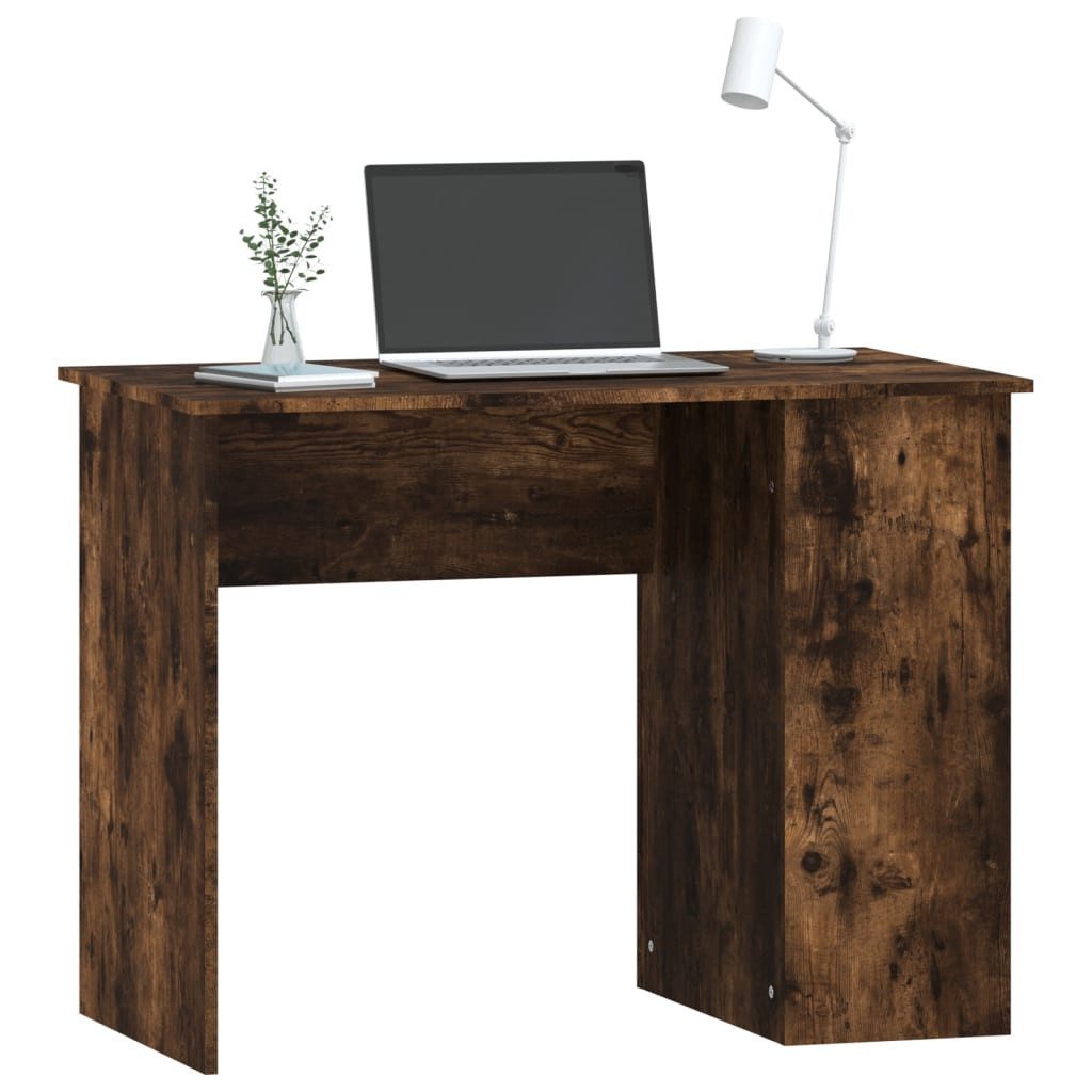 vidaXL Schreibtisch Schreibtisch Räuchereiche 100x55x75 cm günstig online kaufen