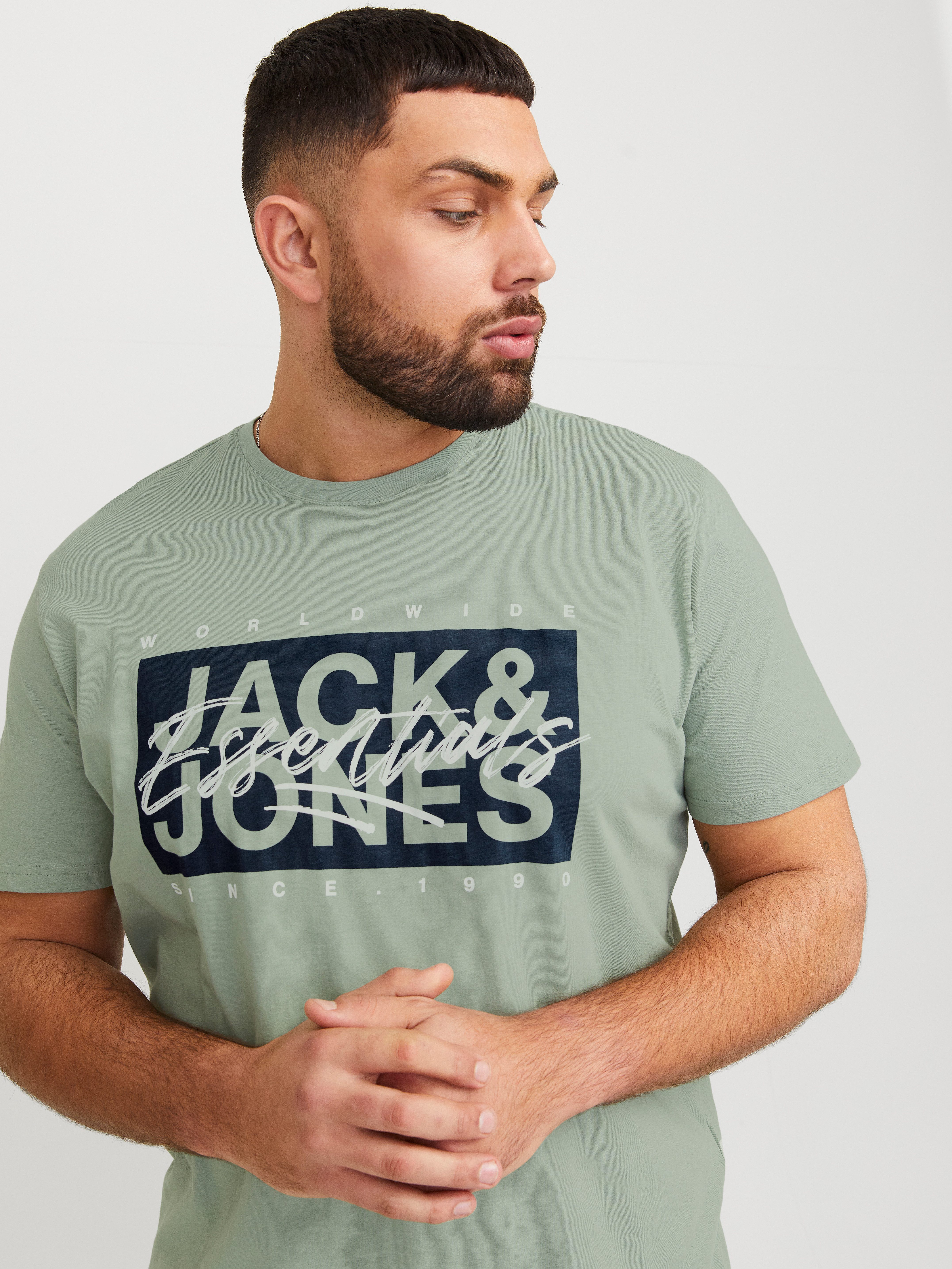 Jack & Jones PlusSize Rundhalsshirt JJCOLTON günstig online kaufen
