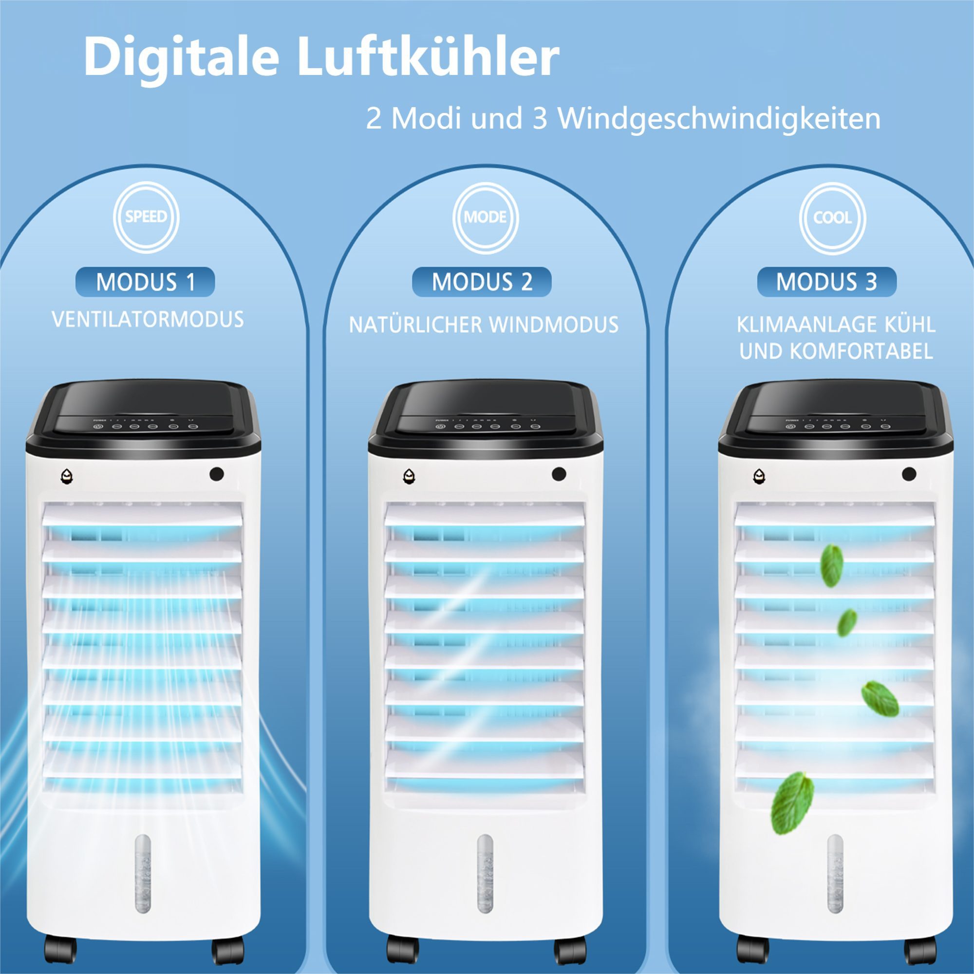 Gotagee Ventilatorkombigerät Fernbedienung Turmventilator 12H Timer günstig online kaufen