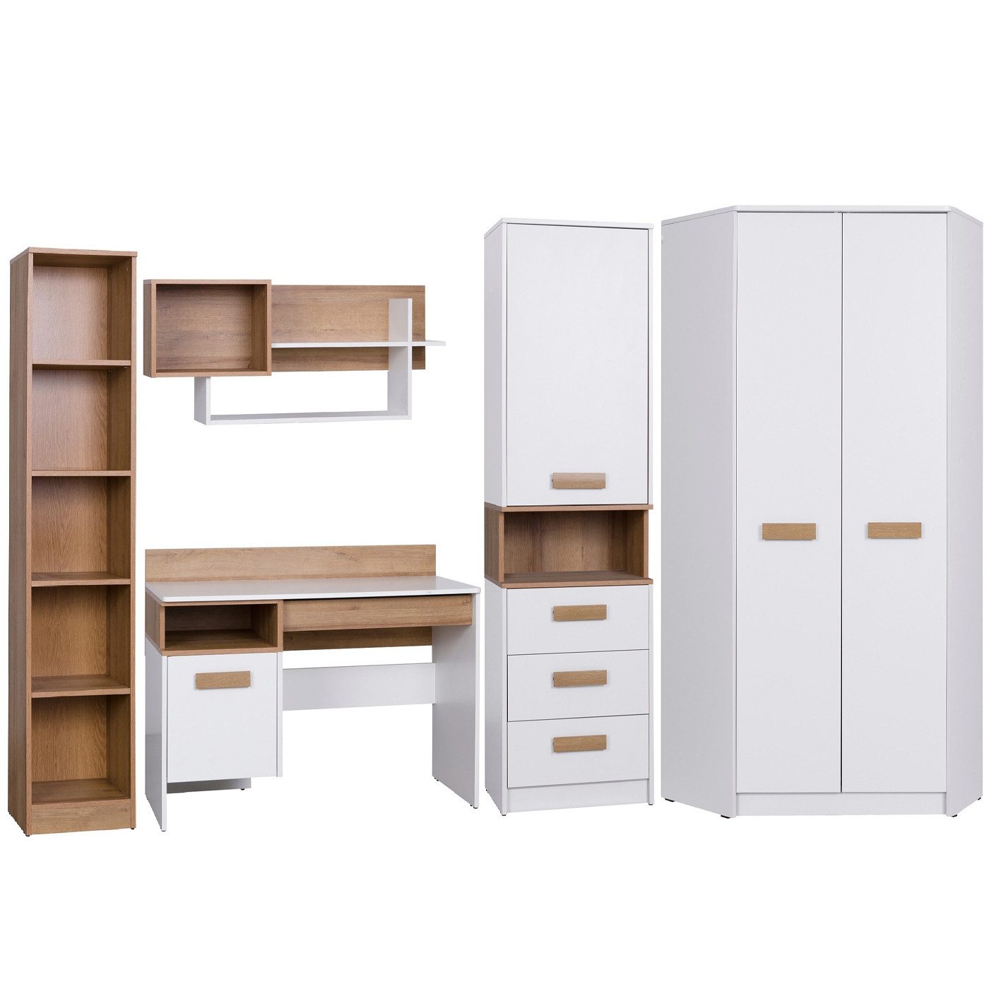 Marmex Möbel Mehrzweckschrank-Set Grant SET 04 Jugendzimmer Set Kinderzimme günstig online kaufen