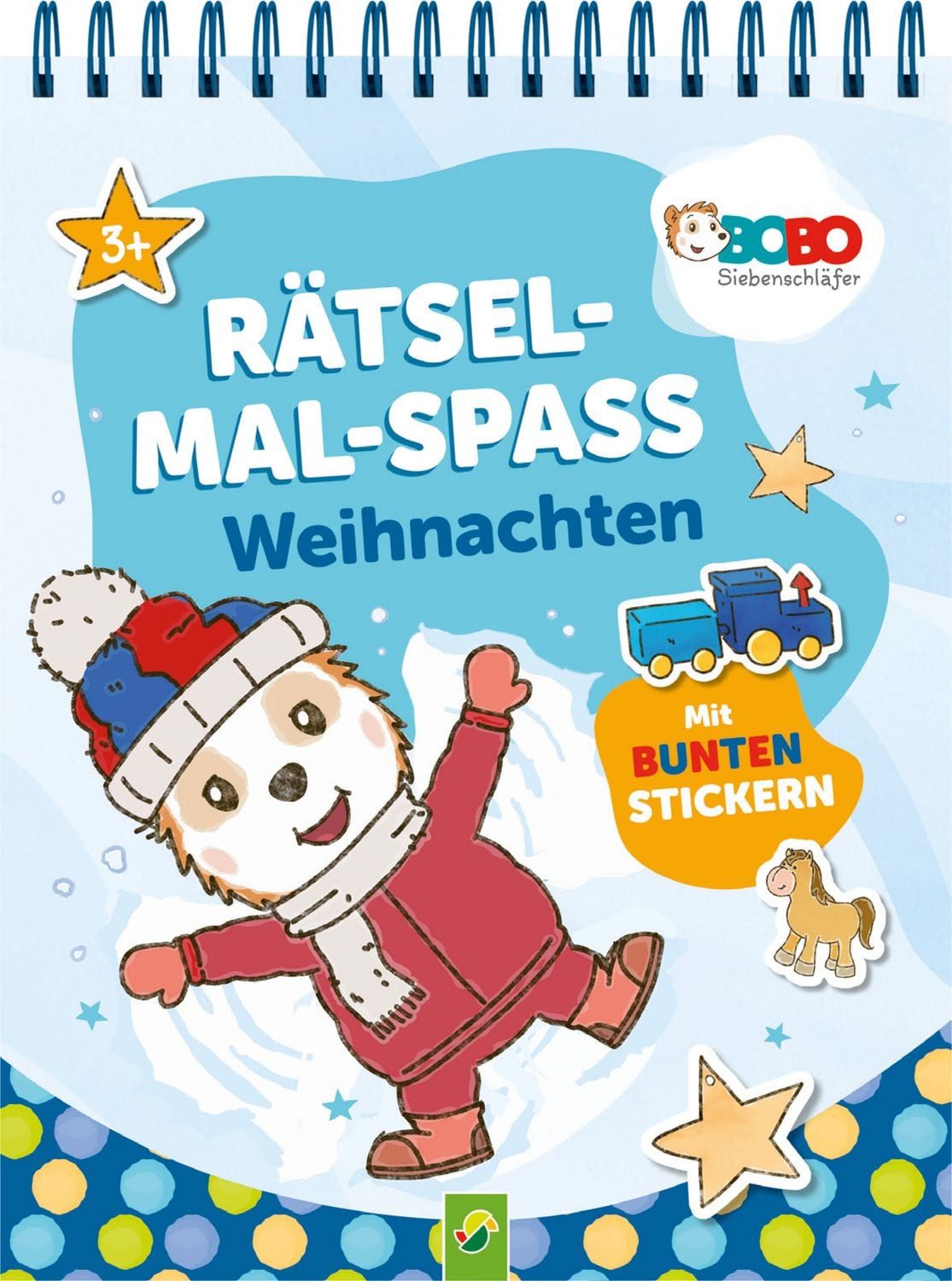 Bobo Siebenschläfer Rätsel-Mal-Spaß Weihnachten. Für Kinder ab 3 Jahre / diverse