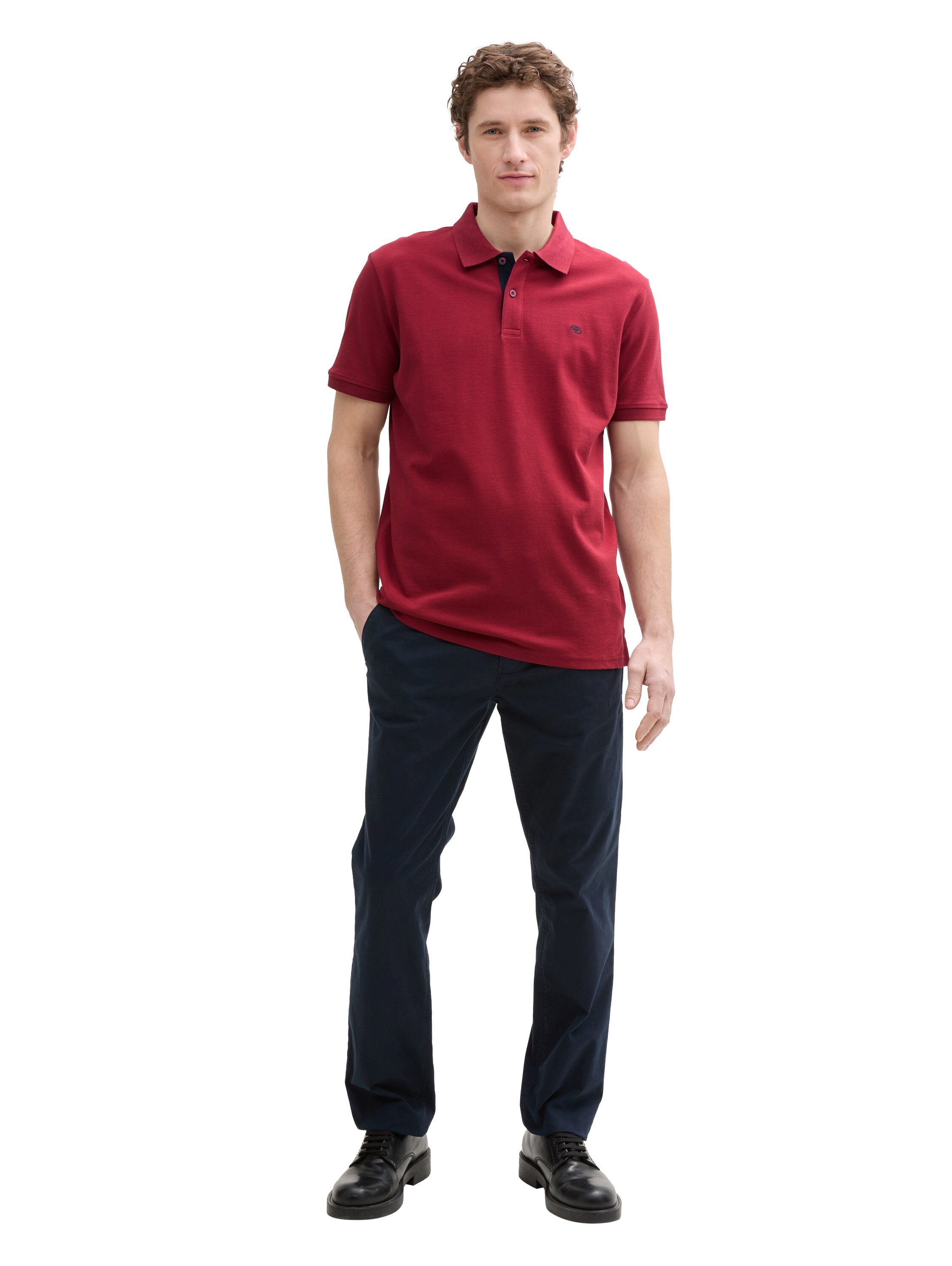 TOM TAILOR Poloshirt (Packung, 2-tlg) im Doppelpack