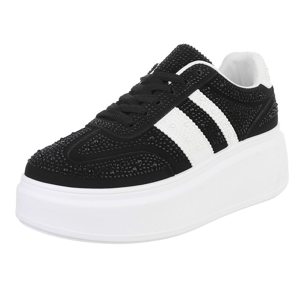 Moderne Sneaker mit Glitter-Details für Damen Sneaker