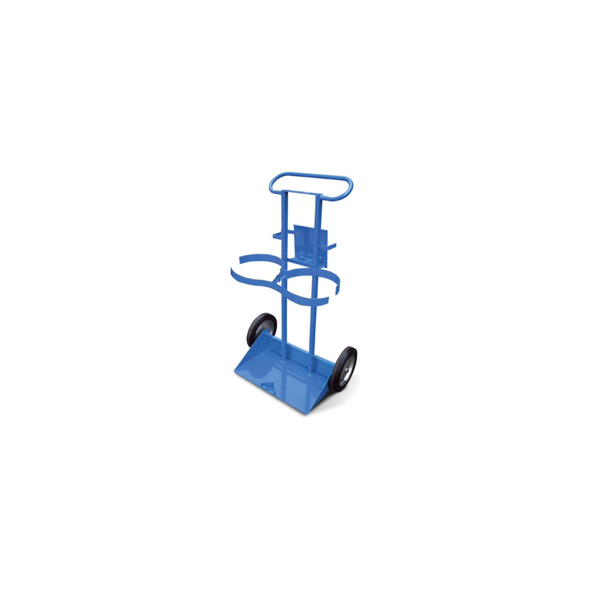 Schweißkraft Transportroller Schweißkraft Universal-Flaschenwagen für 2 x 10-20 l Flaschen