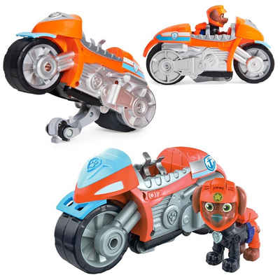 PAW PATROL Spielzeug-Auto Moto Pups Motorräder Pull Back Motor und Spielfiguren Paw Patrol