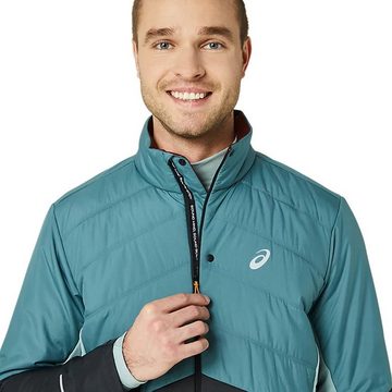 Asics Asics Winter Run Jacket Herren Foggy Teal Graphite Grey Outdoorschuh