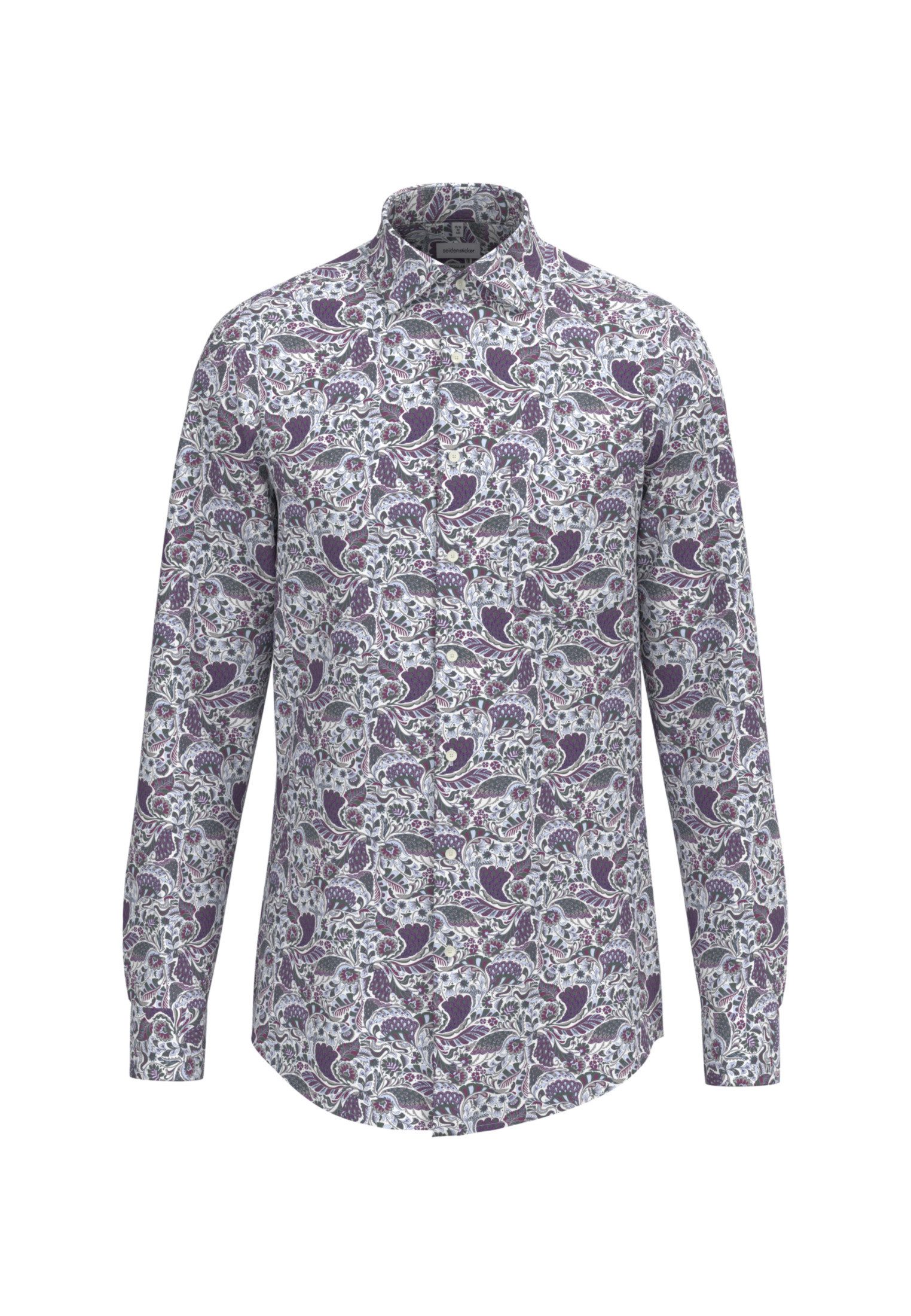 seidensticker Businesshemd Regular Regular 1/1 Kentkragen Druck günstig online kaufen
