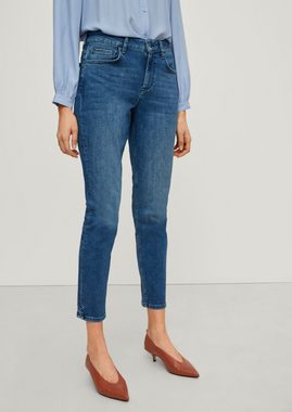 Comma 7/8-Jeans Slim: 7/8-Jeans Waschung, Schmucksteine