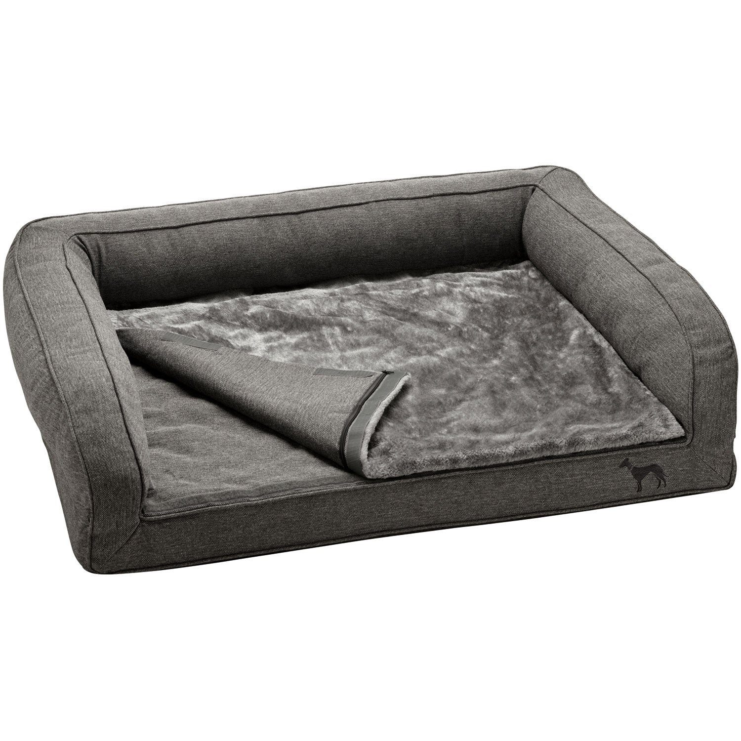 Hunter Tierbedarf Tierbett Orthopädisches Hundesofa Livingston, Polyester