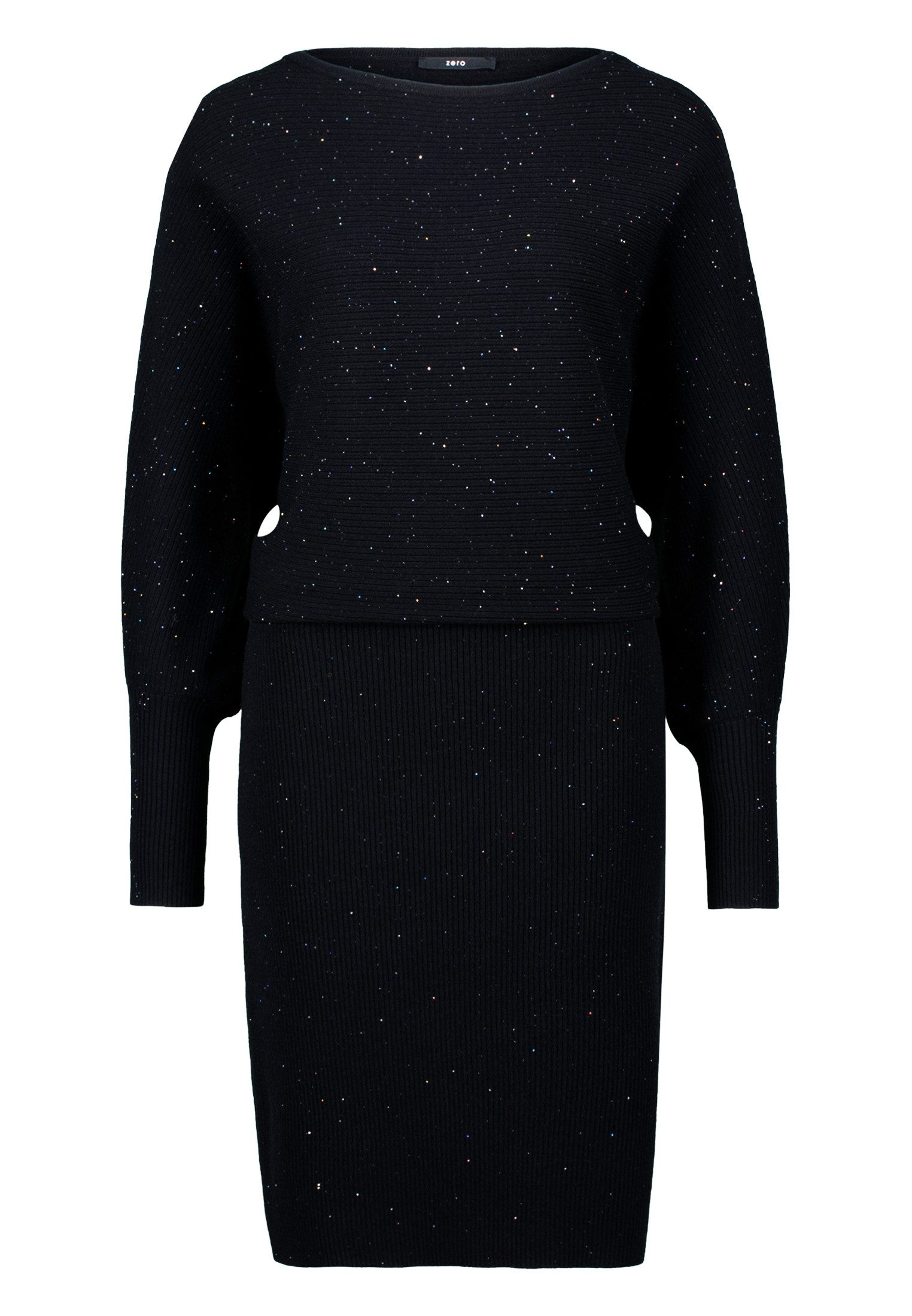 Zero Strickkleid Damen mit Pailletten Pailletten