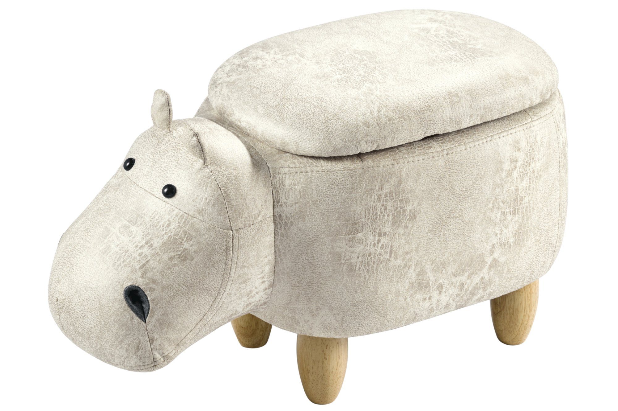 HTI Living Tiger Tierhocker - Niedriger Sitzhocker Für Kinderzimmer