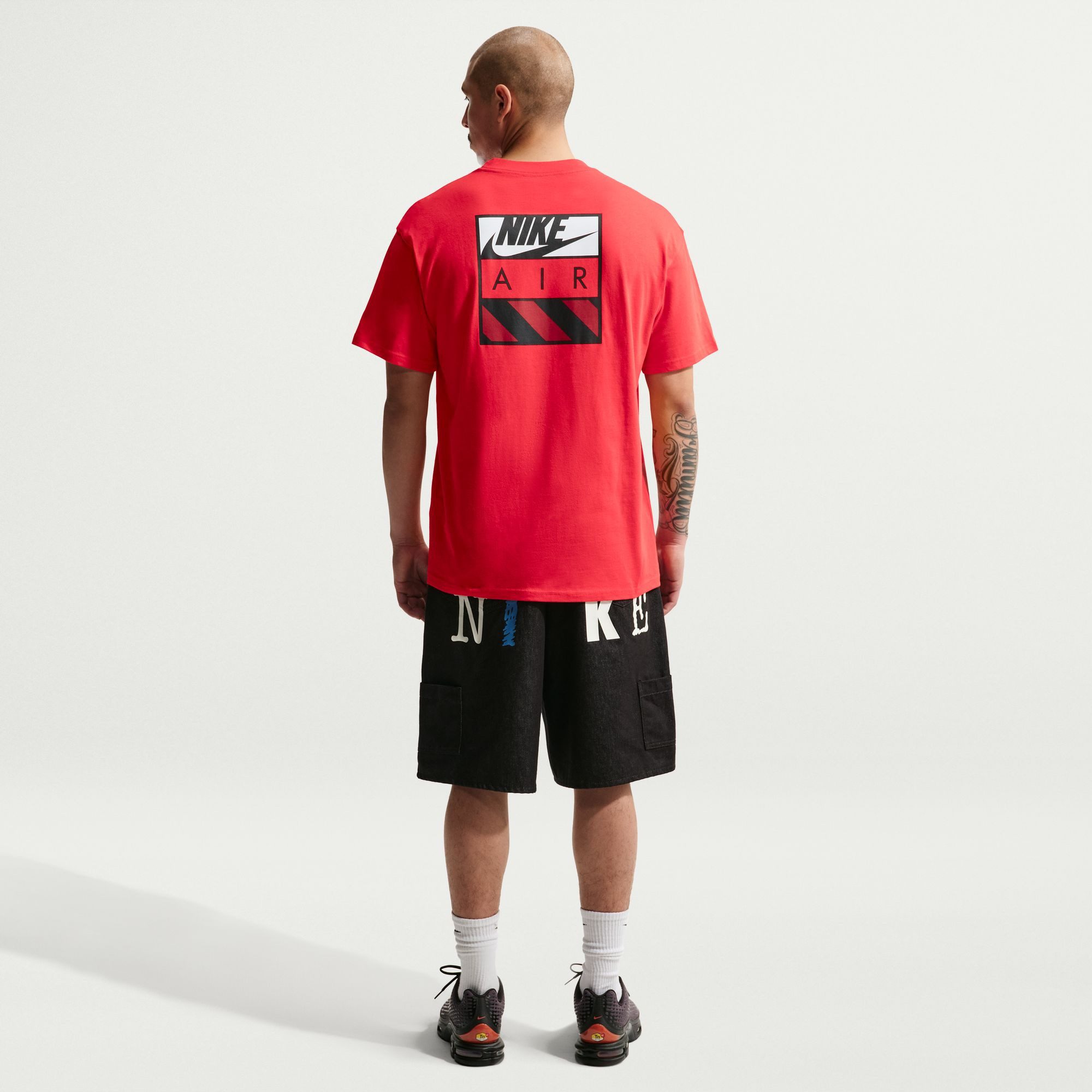 Nike Sportswear T-Shirt U NSW TEE LSE AIR BOX mit Print, Langarm-Design, aus angerauter Sweatware aus Baumwolle