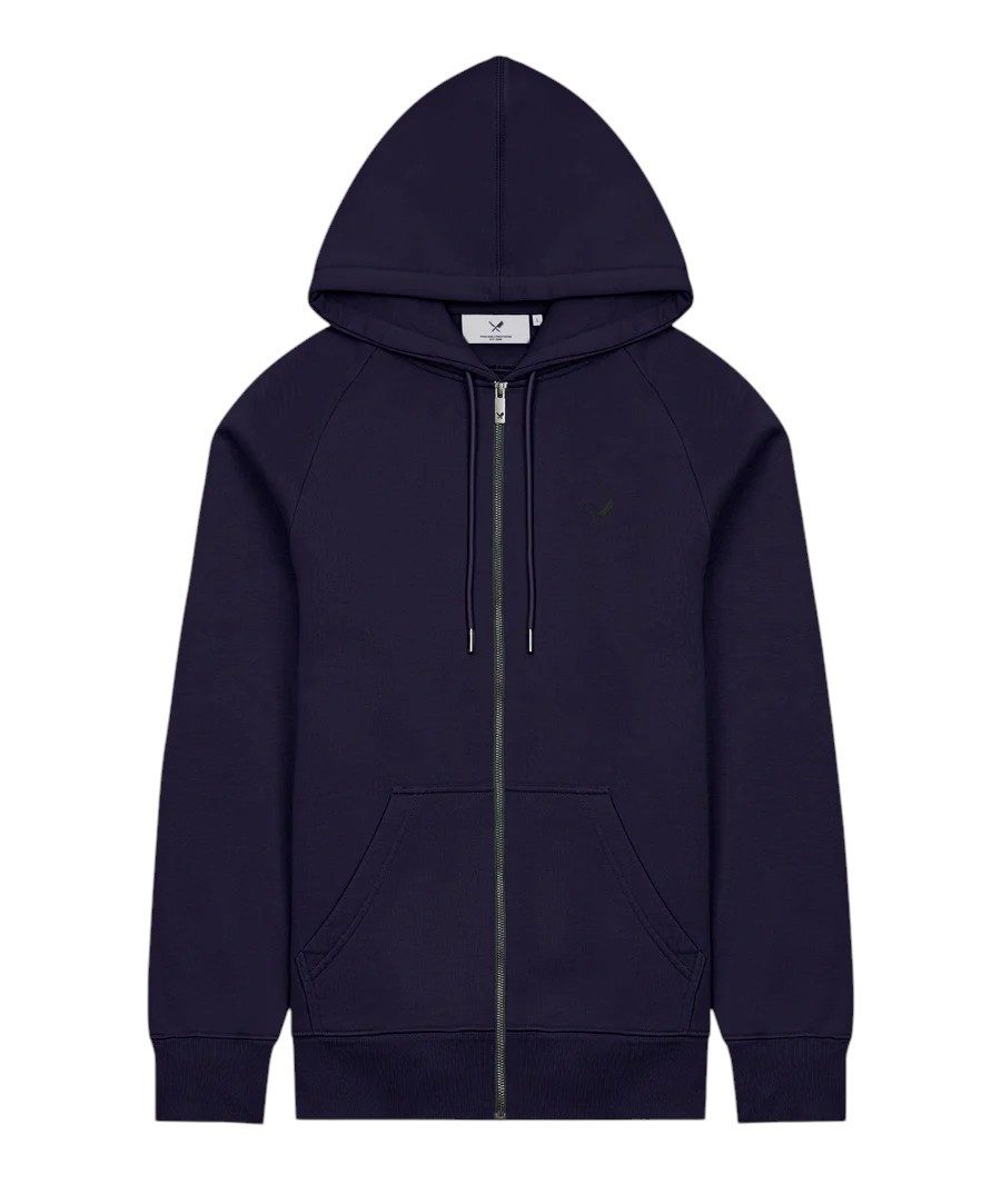 Distorted People Kapuzenpullover Classic Raglan Zip Hoodie nachtblau Herren