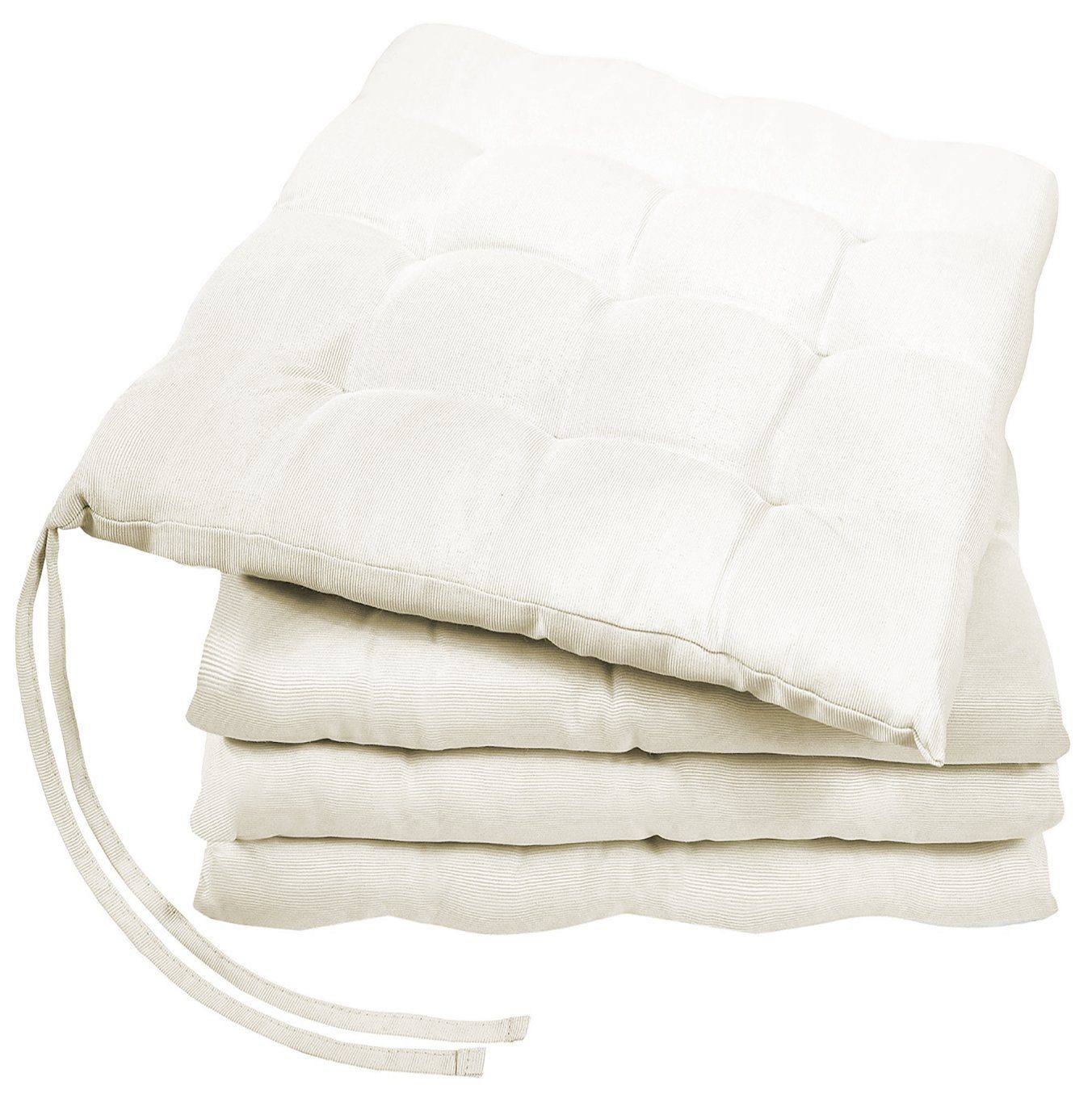 GREEN MARK Textilien Sitzkissen 4er-Set Stuhlkissen 40x40cm, Indoor und Out günstig online kaufen