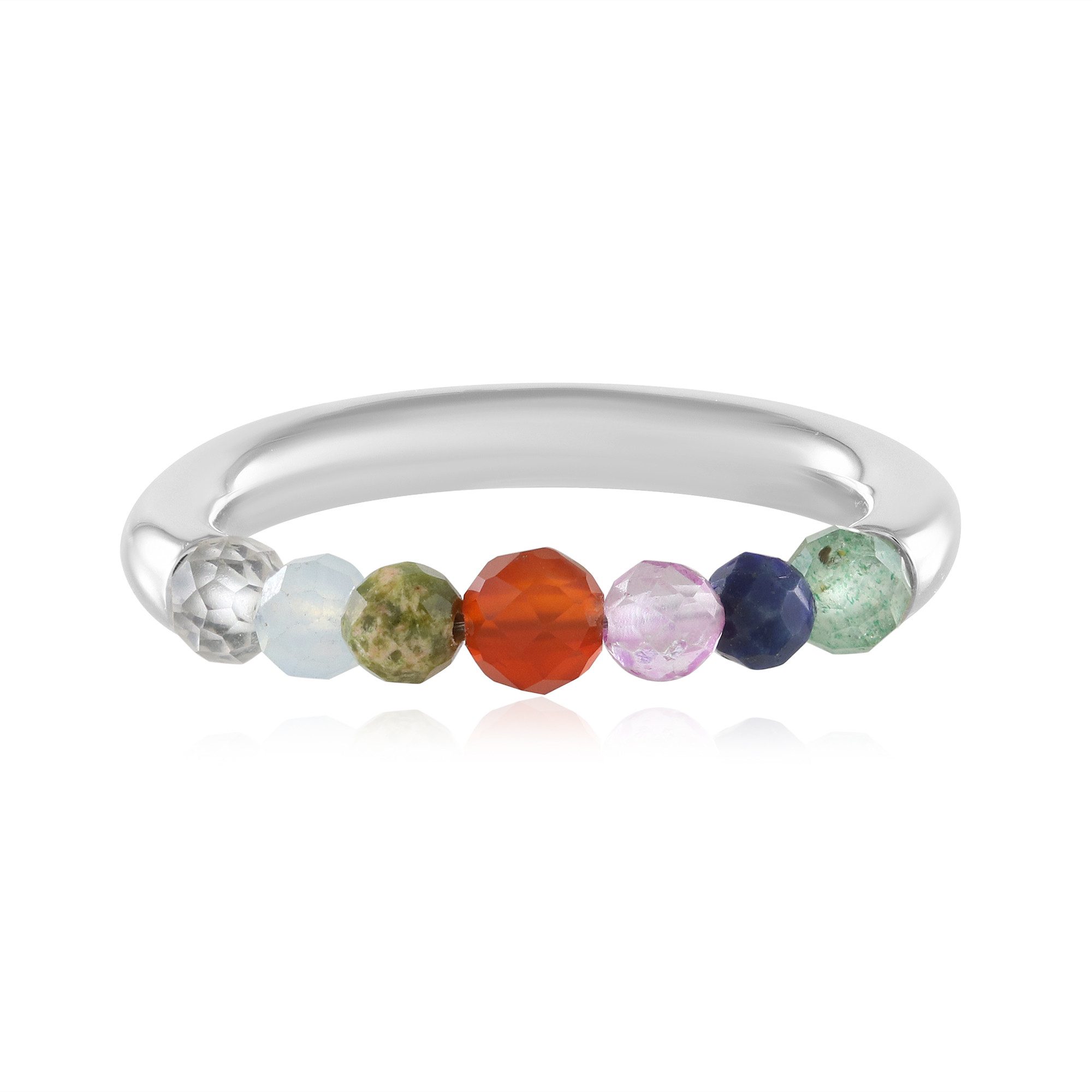 Cavill Silberring Lebendiger Madagaskar Turmalin Silber Ring (1-tlg)