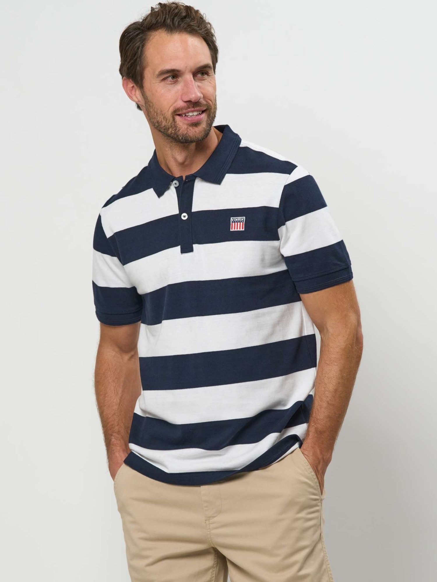 VINSON Kurzarmhemd VINSON Polo shirt VMSamir günstig online kaufen