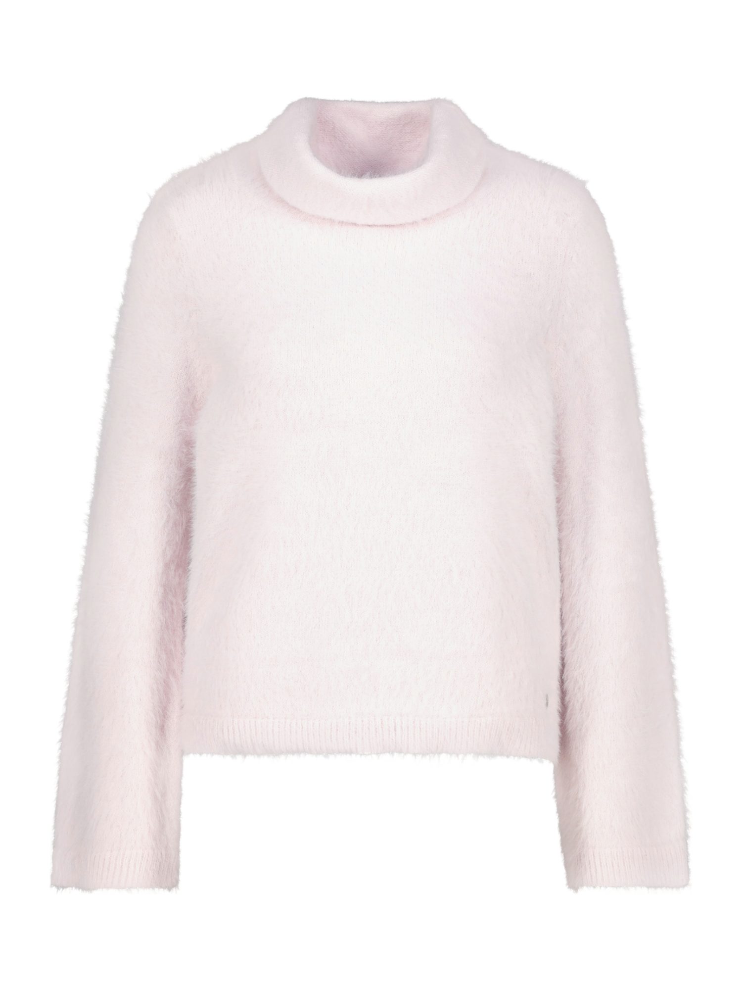 Monari Strickpullover rosa,Casual,Polyamid,Unifarben,Rollkragen,Lang,Regular Fit