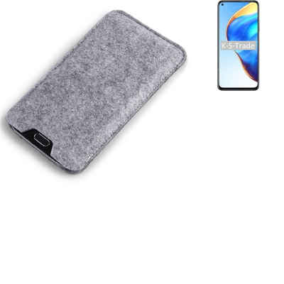 K-S-Trade Handyhülle für Xiaomi Mi 10T Pro, Filz Handyhülle Schutzhülle Filztasche Filz Tasche Case Sleeve