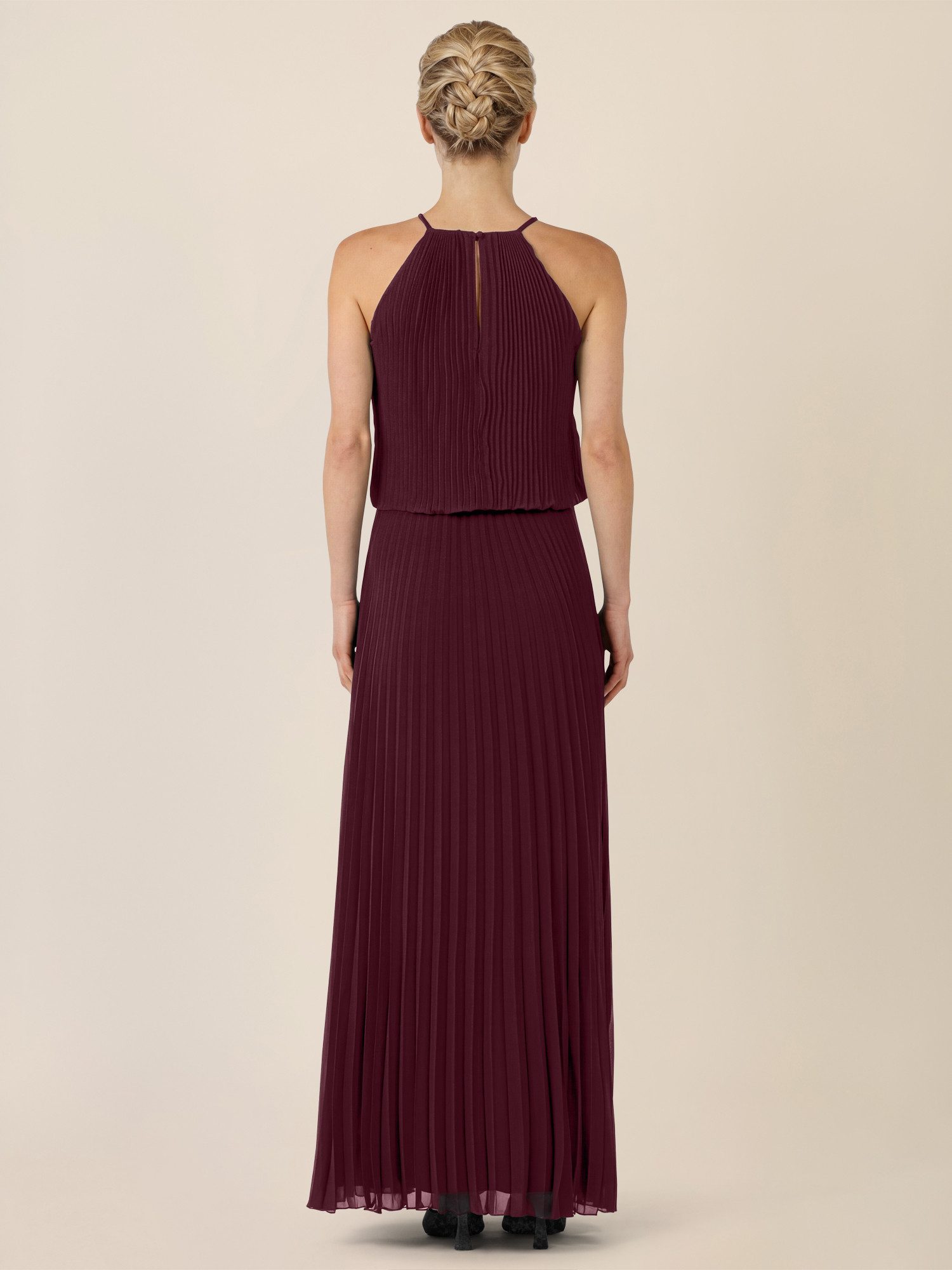 Apart Chiffonkleid mit Neckholder