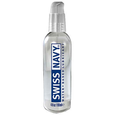 SWISS NAVY Gleitgel Water Based Lube, Premiumgleitmittel aus den USA, Pumpspender mit 118ml, 1-tlg., superfeuchtes Gleitgel auf Wasserbasis