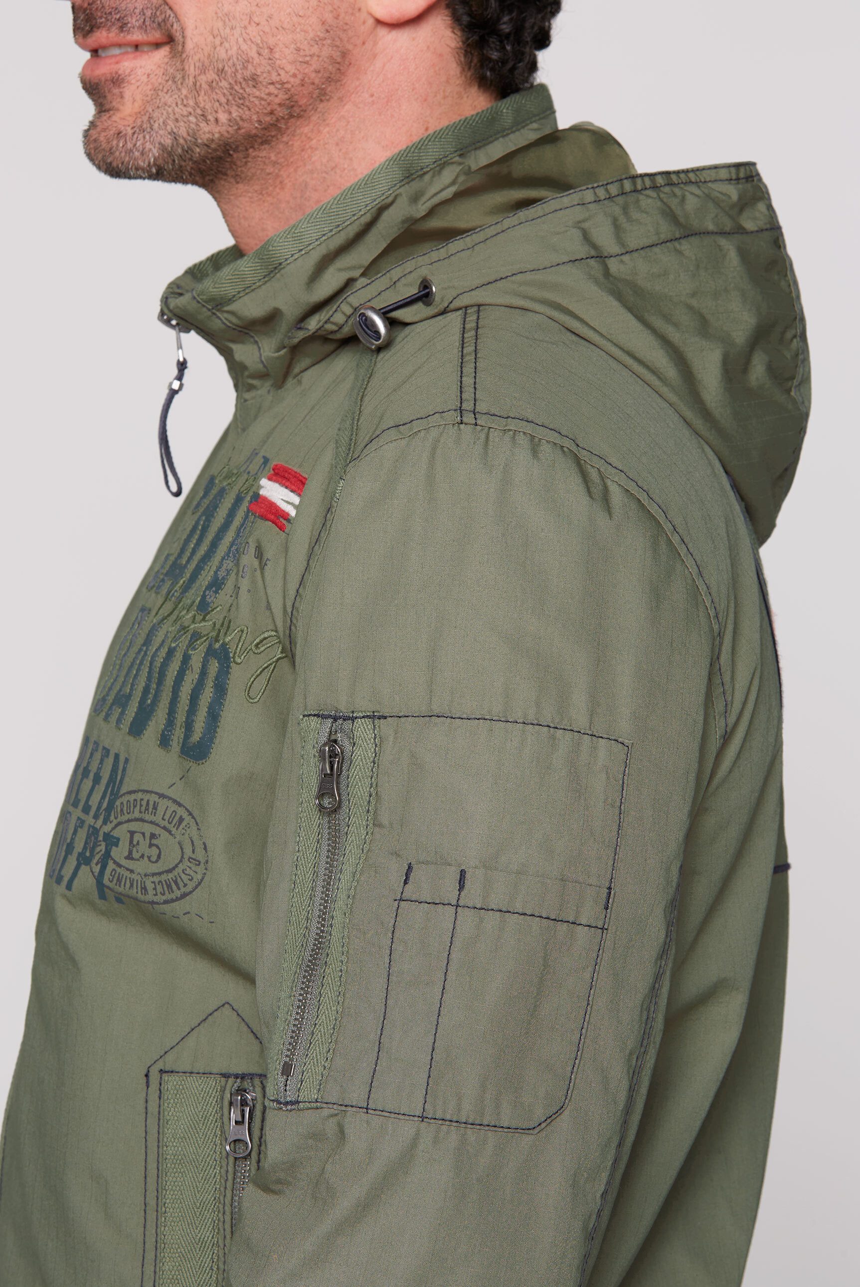 CAMP DAVID Outdoorjacke mit Ärmeltasche