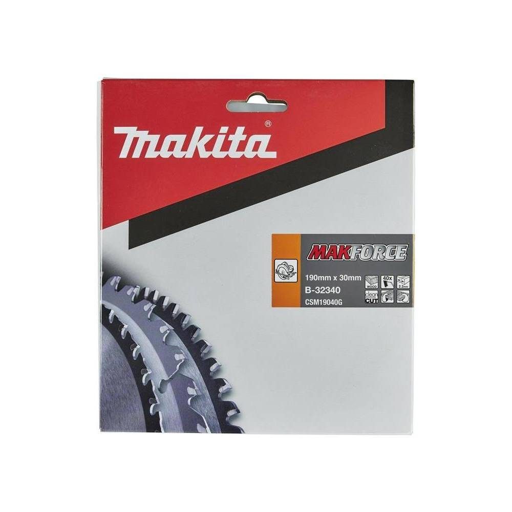 Makita Kreissägeblatt Kreissägeblatt 190x30x40Z B-32340