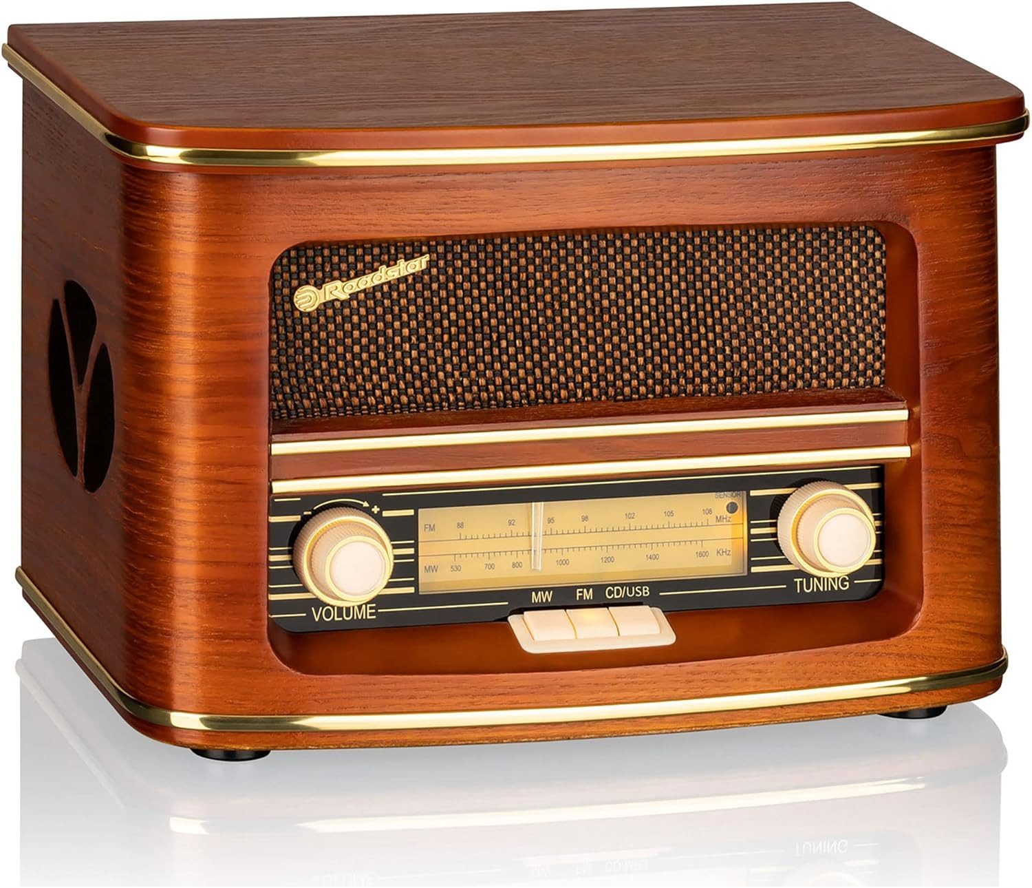 Roadstar HRA-1500/N Radio - klassisch, AM und FM Tuner Radio