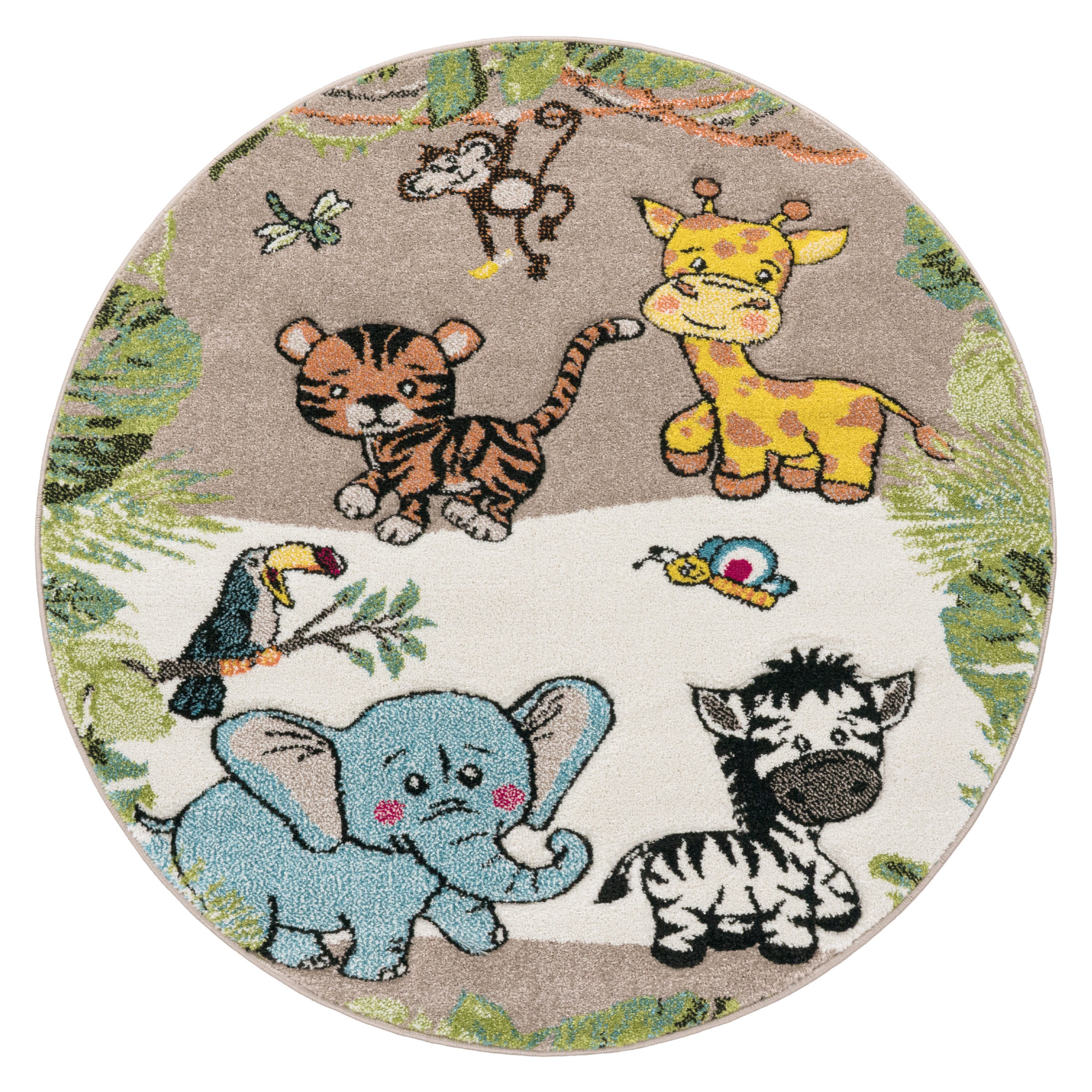 Paco Home Kinderteppich Diamond 644, rund, günstig online kaufen