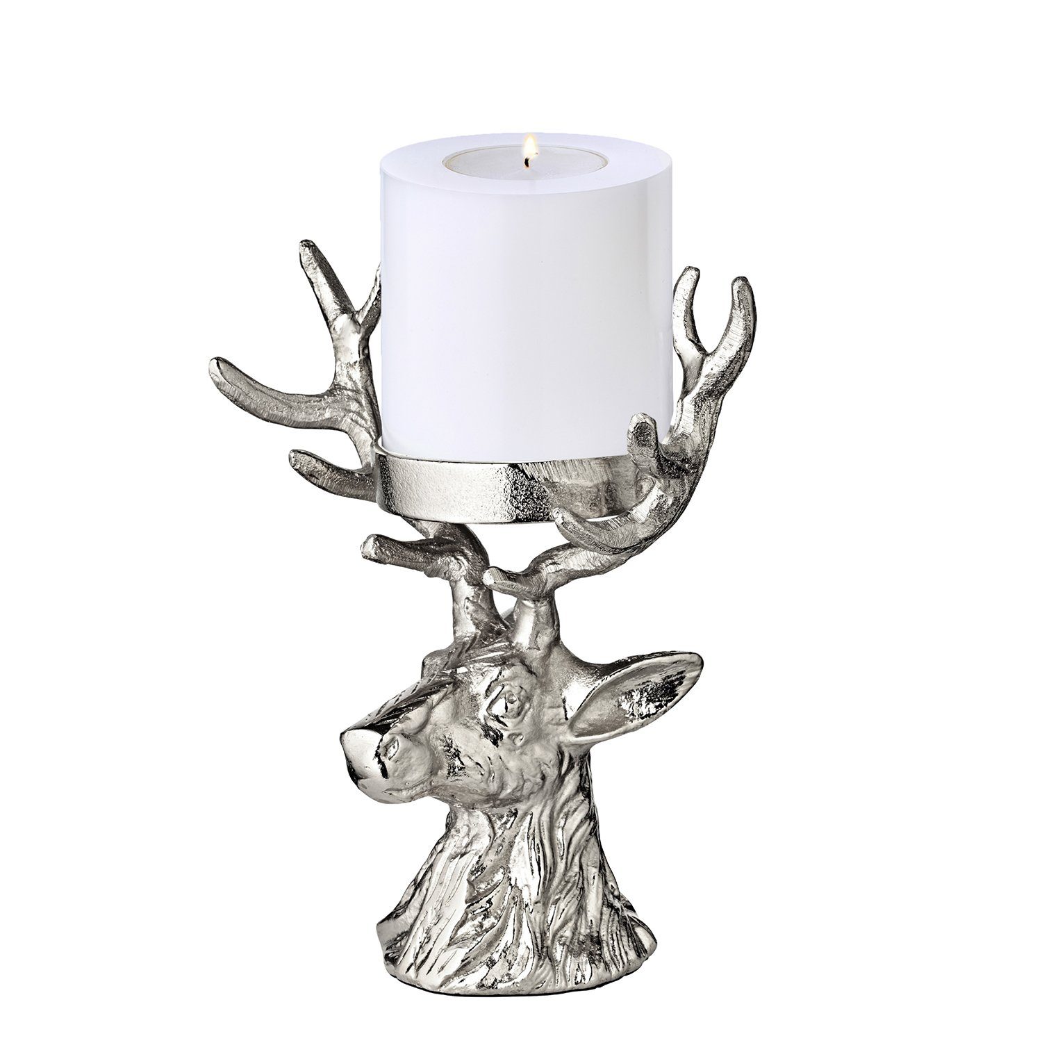 EDZARD Kerzenhalter Hirsch, Kerzenleuchter im Hirsch-Design, günstig online kaufen