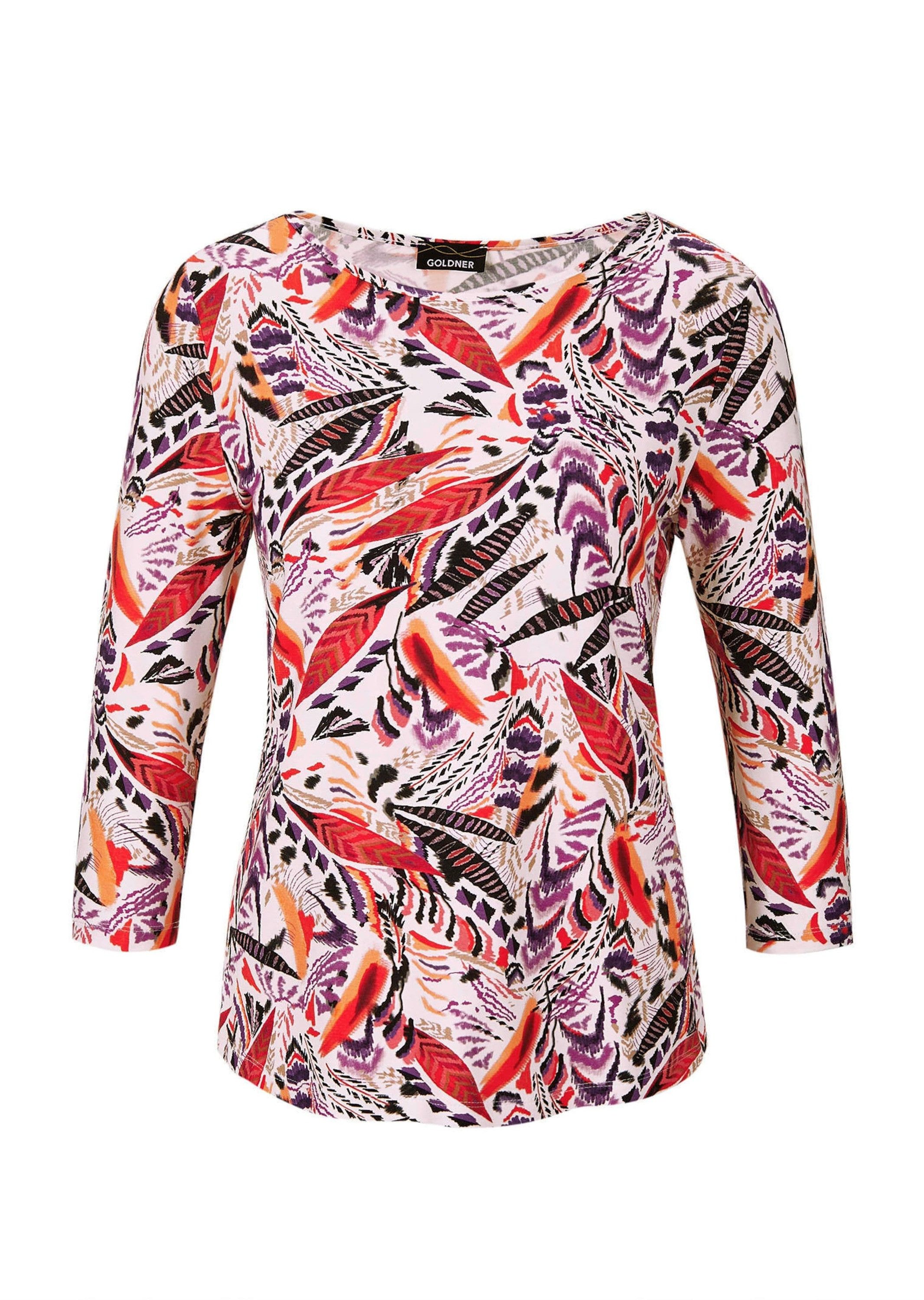 T-Shirt Druckshirt aus Jersey mit Halbarm