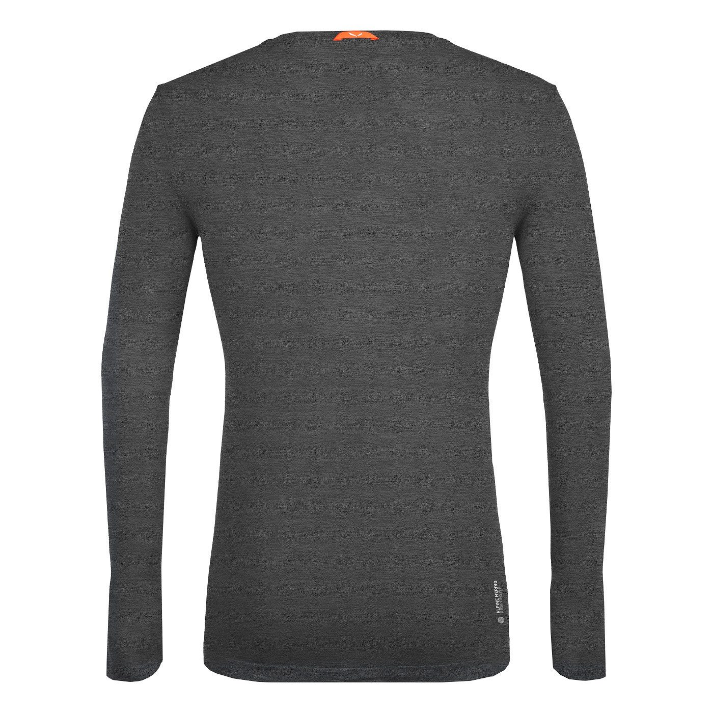Salewa Langarmshirt Funktionsunterwäsche Zebru Fresh (aus Merino- und Tencel) schwarz