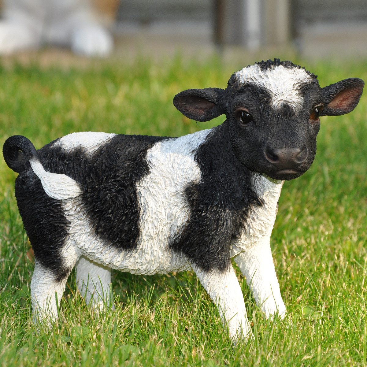 dazikemo Gartenfigur Dekofigur Gartenfigur stehende Kuh günstig online kaufen