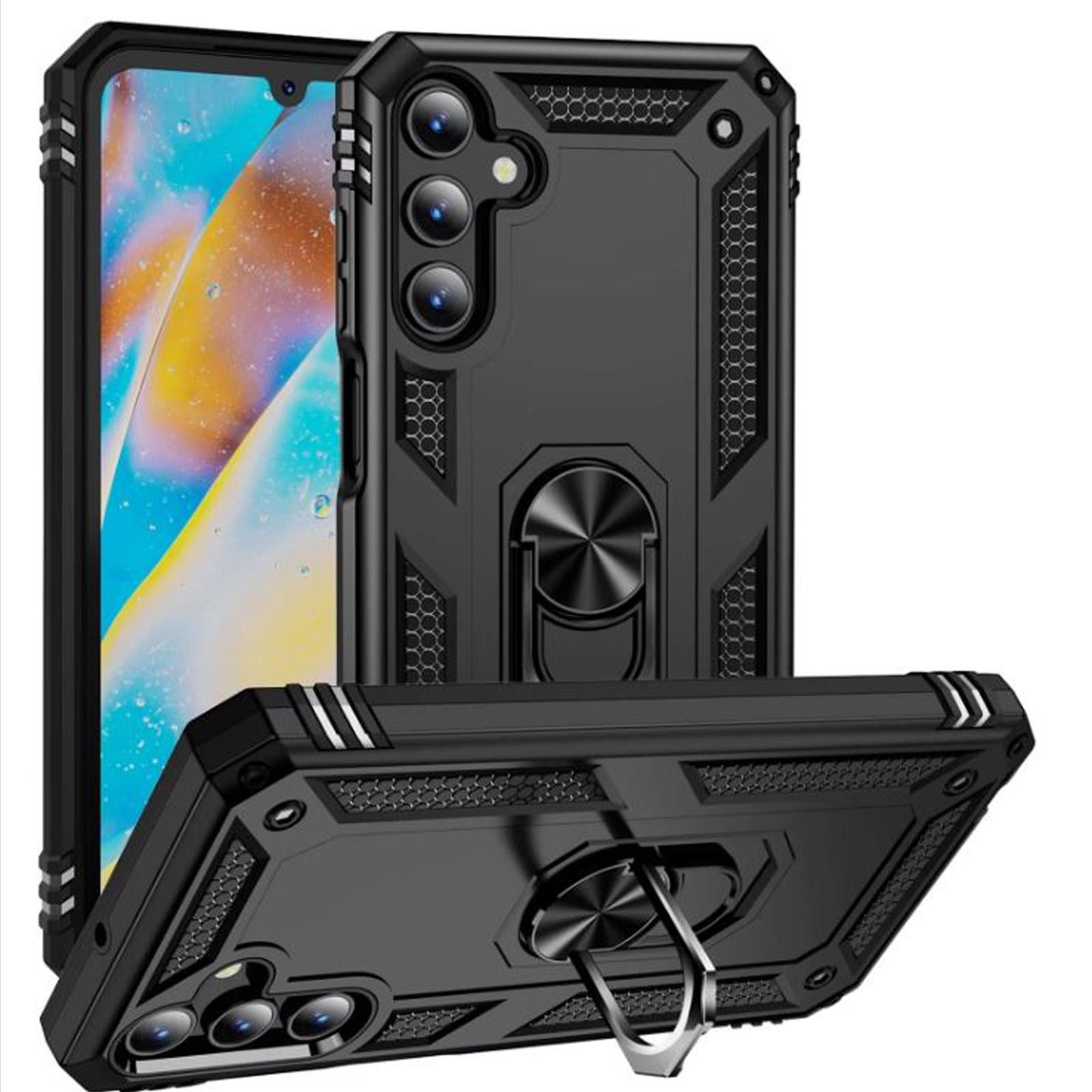 Numerva Handyhülle Schutz Hülle Outdoor Case für Samsung Galaxy A15, Panzer Hülle Bumper Case Cover