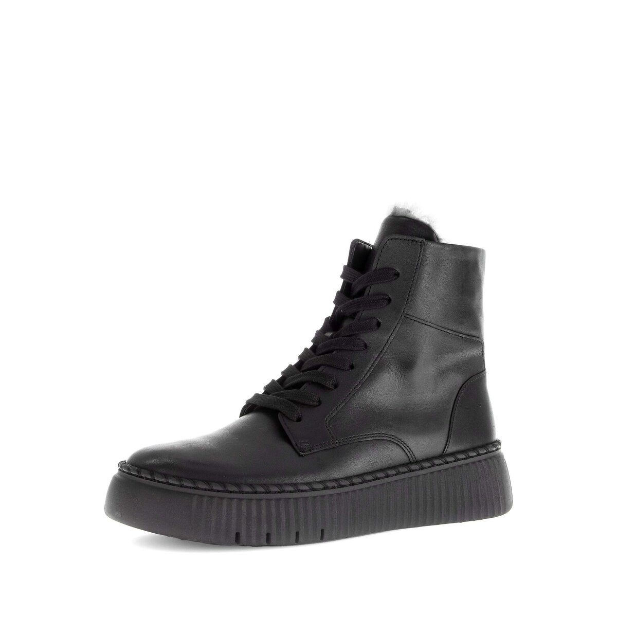 Gabor Plateau Stiefelette Glattleder Plateaustiefelette günstig online kaufen