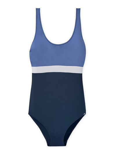 Schiesser Badeanzug Schwimmer - Ocean Swim Bade-Anzug Schwimmen bauchweg