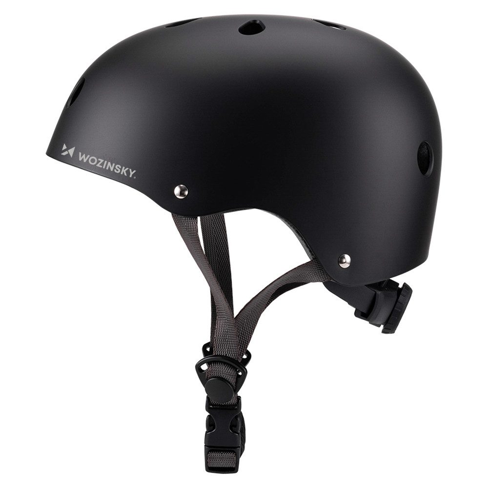 Wozinsky Scooter Fahrradhelm Skaterhelm Kopfschutz, (Spar-Set, 1 tlg., 54 - 58 cm leicht), leicht, belüftet, größenverstellbar, PC & EPS – Bild 2 von 5