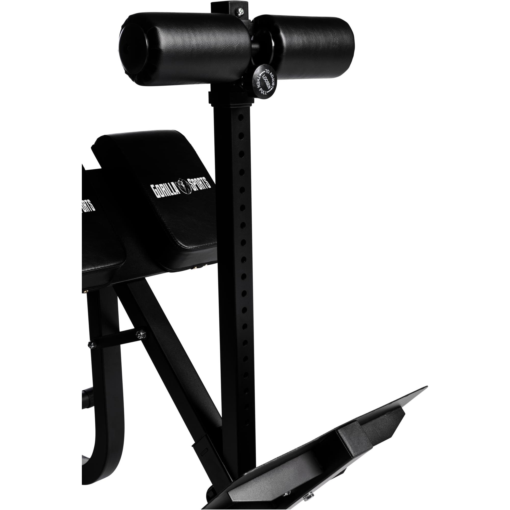 GORILLA SPORTS Trainingsstation Verstellbarer Rückenstrecker in schwarz, (1-tlg)