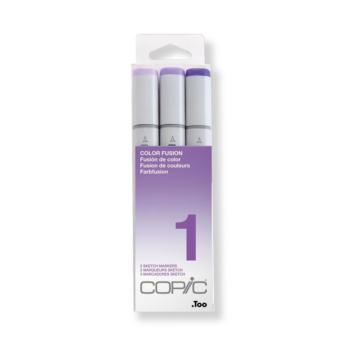 COPIC Dekorationsfolie Copic Pinselmarker Set Sketch Color Fusion 1 3 Stück